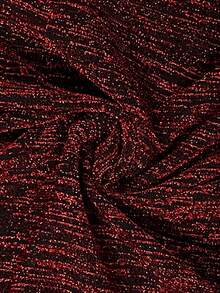 Modelyn Robe longue ajustée à manches longues de couleur unie, décontractée et pour le port quotidien - Rouge foncé - Voir 7