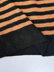 EMERY ROSE 多功能简约通勤加大码套头毛衣 - 卡其色 - 查看 7