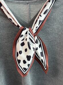 GlowEve 女士秋冬时尚都市休闲酷炫青春宽松长袖中长款街头休闲卫衣，适合毕业派对、节日活动、约会等场合 - 灰色 - 查看 7