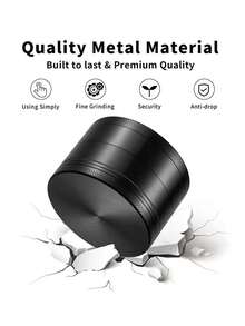 1PC Portable Zinc Alloy Grinder, Multi-Layer Hand-Crank Mill With Multi-Color Options, Mini Handheld Herb Spice Crusher - Multicolor - View 7