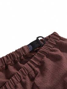 Modmama Maternity Casual Commuter Striped Shirt, Tank Top And Pants Set Picnic Outfit Women Summer Outfits For Women Two Piece Outfits For Woman Brown Outfit Women Woman Outfits Sets - Brown - View 5