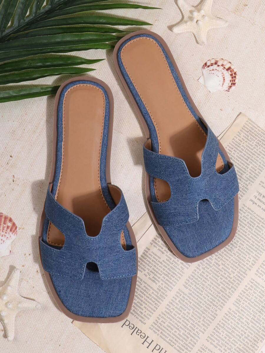 SHUZIA Giày Sandal Đế Bằng Cho Nữ Phong Cách Kỳ Nghỉ Lễ Và Giày Mùa Hè Giày Mùa Xuân Giày Nghỉ Xuân Giày Nghỉ Lễ Phục Sinh Giày Thường Ngày Giày Đi Biển Quà Tặng Ngày Của Mẹ - màu đen - Xem 1