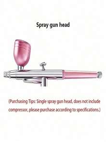 Bộ dụng cụ phun sơn có máy nén - Màn hình kỹ thuật số, Điều chỉnh 3 tốc độ, Pin lithium 500mAh có thể sạc lại, Sạc USB, Máy phun sơn không dây dùng cho làm móng tay, trang điểm, sơn, trang trí - Nhiều màu - Xem 9