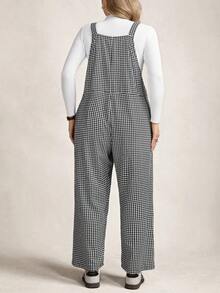 Zelara Tuta intera per donna taglia grande per autunno e inverno, San Valentino, tuta estiva regolabile con bretelle, tutina casual con tasche, gonne autunnali con tasche, nuovo outfit per donna per Capodanno, outfit per vacanze, tuta per feste di vacanza, outfit per vacanze per donna