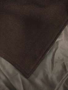 MainGRL Women's Fashionable & Elegant Coffee Brown Suede Blend Jacket, Suitable For Autumn/Winter Outings, Back To School And Daily Wear, Women's Winter Clothing - Coffee Brown - View 7