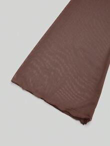 Sweetra Bộ 2 váy yếm tay dài in hoa phối lưới xoắn cỡ lớn - Nhiều màu - Xem 9