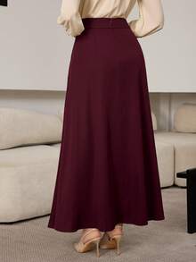 Modelyn Gonna a-line svasata e affusolata in stile retrò per pendolari