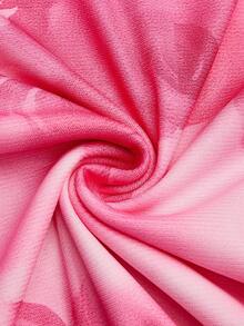 Lyrianda Đầm cổ bèo nhún tay chuông cỡ lớn cho nữ, mặc đi nghỉ lãng mạn, bộ 2 món - Nhiều màu - Xem 6