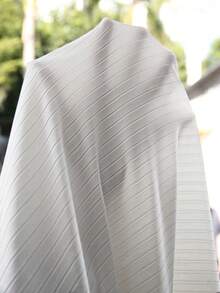 Manfinity CasualCool Áo thun nam tay ngắn cổ tròn họa tiết tương phản, năng động, thoải mái - trắng - Xem 8