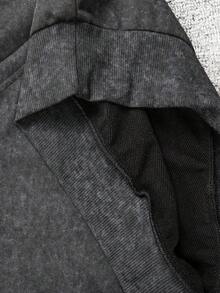 Sport MetroGents Regular Fit Men's Plain Black Hoodie With Drawstring And Graphic Details For Sport Or Leisure Gothic Hoodies Custom Hoodies Graphic Hoodies Vintage Hoodies Black Hoodies