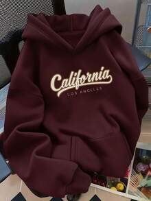 Women Sweatshirts - Burgundy - View 1