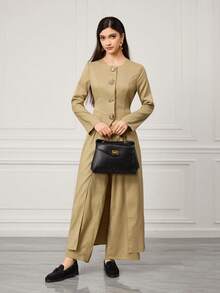 Sleekvia Women's Casual Versatile Commuting Simple Lace-Up Flats For Christmas - Black - View 6