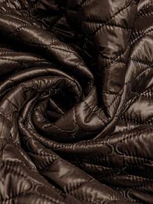 Zelara Áo khoác mùa đông đơn hàng kim loại dài tay cỡ lớn dành cho nữ - Màu Tím - Xem 9