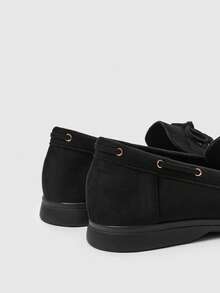 Sleekvia Women's Casual Versatile Commuting Simple Lace-Up Flats For Christmas - Black - View 9