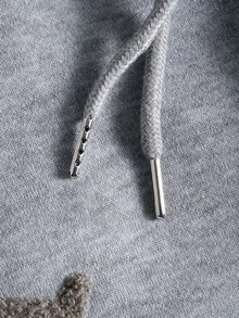 PAVTROS Men's Casual Fashion Street Hooded Sweatshirt With Embroidered Letter Kangaroo Pocket & Thermal Lined, Paired With Drawstring Waist Wide Leg Sweatpants Set, Suitable For Autumn/Winter Hoodie And Sweatpants Set Designer Sweatsuit Mens Jogger Set Mens Sweatsuit Set, - Grey - View 15