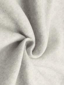 INAWLY Women's Sweatshirts/Casual Simple Fashion Sweatshirts/Fashionable Tops/Fun Sweatshirts/Loose Round Neck Long-Sleeved Sweatshirts Suitable For Autumn And Winter/Women's Spring Pullovers, Women's Lace Contrast Hooded Sweatshirts, Long-Sleeved Tops, Back-To-School Autumn And Winter Hoodies - Grey - View 5