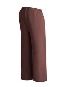 Modmama Maternity Casual Commuter Striped Shirt, Tank Top And Pants Set Picnic Outfit Women Summer Outfits For Women Two Piece Outfits For Woman Brown Outfit Women Woman Outfits Sets - Brown - View 4