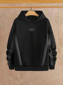 HIMLAND Men's Knitted Casual Loose Fit Long Sleeve Hoodie, For Fall Winter