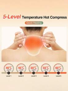 Teckwe Elektriskt uppvärmd nackvårdsapparat för massage, nackvärme 1800 M Ah - Multifärgad - Visa 6