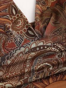 Sweetra 美国夏季新款复古 Y2K 甜美细肩带无袖度假风女式短款连衣裙 - 棕色 - 查看 5