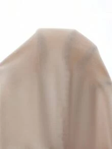 Franclia This Stylish New Minimalist Solid Champagne-Colored Glossy Jumpsuit Features A Satin Satin Collar, Long Sleeves With Pleated Waist And Button Details, And A Bow Tie. It's A Chic And Flattering Women's Jumpsuit That Flatters The Figure.Winter Clothes For Women,Christmas,New Year Clothes,White Outfit For New Year's Eve,Party,Beach,Elegant,Casual,Casual Outfit For Women,Romance, Valentine's Day, Dating,Graduation Season Attire, Fashionable Casual Commuter Wear, Business Office Wear, Versatile And Stylish Everyday Casual Wear, Urban Teacher's Professional Attire