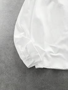 ROMWE MEN 男士休闲长袖衬衫，学院风