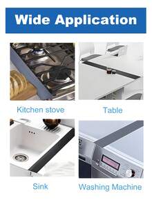 2条装硅胶密封条，炉灶密封条，厨房防油防污密封条，硅胶密封条，燃气灶垫套装，燃气灶垫，密封条，缝隙密封条，炉灶缝隙盖，厨房防油密封条，硅胶缝隙密封条 - 家居生活，厨房餐饮，厨房用具及小工具，厨房工具，表面保护工具，表面保护垫，保护条