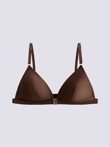 3pcs Women Front Closure Wireless Bra Set, Cheetah Print Top - Multicolor - View 9