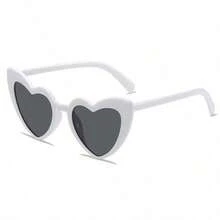 1PC Bridal Party Heart-Shaped Sunglases Wedding Shower Outdoor Props Bridesmaids Gifts Wedding Supplies Party Supplies - White - View 32