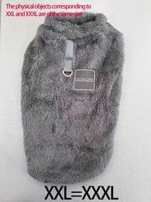 1件可爱款式，秋冬季，猫/狗适用，小型宠物 - 灰色 - 查看 3