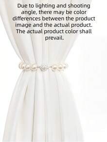 Cirelle 1PC Universal Size Magnetic No Drill Modern Minimalist Luxury Nordic Versatile Neutral Color Curtain Tie Backs For Living Room Bedroom Home Decor Upgrade Easy Installation Durable Adjustable - Multicolor - View 7