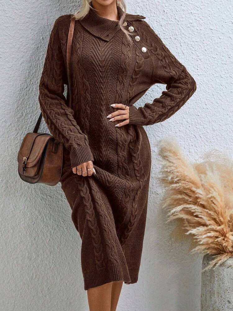 winter long sleeve midi dress Women's Midi Dress Crewneck Long Sleeve Flowy Casual Dresses with Belt Fall  Winter Outfits