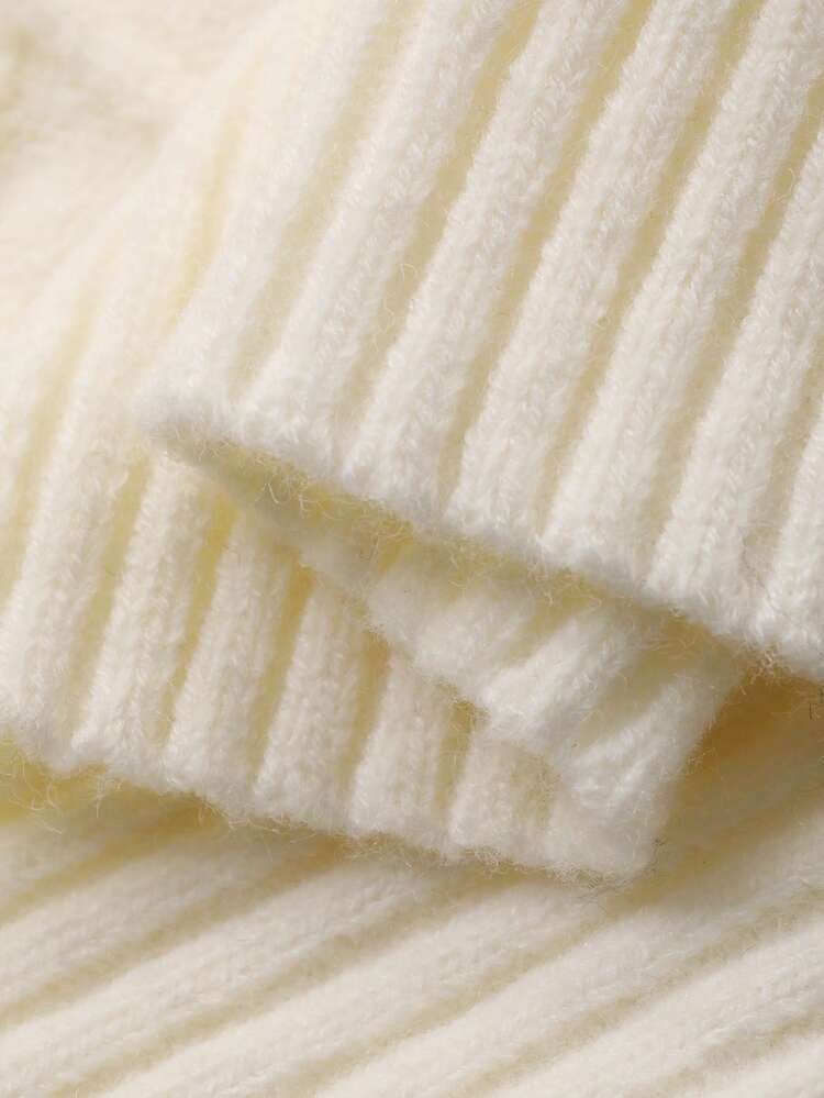 Women's Elegant Solid Color Hooded Fringe Knitted Sweater Dress, Autumn/Winter