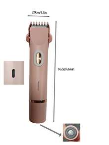 Golarka damska 2 w 1 na mokro i na sucho, golarka elektryczna dla kobiet, do całego ciała, nóg, pach, golarka dwugłowicowa, prezent - Wielokolorowe - Zobacz 9