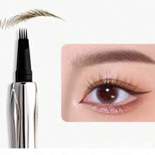 推荐1支眉笔，防水防汗，不晕染，精准勾勒眉形，适合零基础新手，万圣节、化妆、美容、眉笔、圣诞节、圣诞礼物、黑色眉笔、眉毛、棕色 - 彩色 - 查看 12