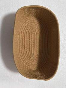 Giỏ đựng đồ hình bầu dục tối giản, hộp đựng đồ dùng nhà cửa cho phòng khách và phòng tắm, hộp đựng đồ ăn nhẹ, trái cây, đồ chơi, giỏ quà trang trí cho lối vào và trang trí nhà cửa. - Màu Khaki - Xem 17