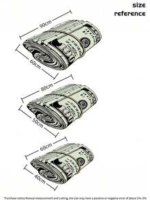 1 pieza/2 piezas Alfombra de imitación de cachemira de forma especial para sala de estar, baño, dormitorio y mesita de noche, suave y antideslizante, lavable - Multicolor - Ver 2