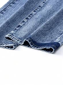 SHEIN ChillGRL Tween Girls' Hoodie & Sweatshort Co-Ords 2pcs New Arrival: Jeans + Hoodie. Thermal Lined, Thick, Comfortable Sweatshirt Fabric. Loose And Stylish Fit. Cute Printed Black Hoodie. Retro Medium Wash Blue Straight-Leg Jeans. Suitable For All Seasons. Versatile Styling. Elastic Waistband. Cute Cut. High Cost-Performance Ratio. Stylish Two Pieces Set For Older Tween Girls: Hoodie And Jeans. Y2k Tween Outfit Baggy Jeans Y2k