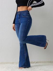 Women Jeans - Blue - View 2