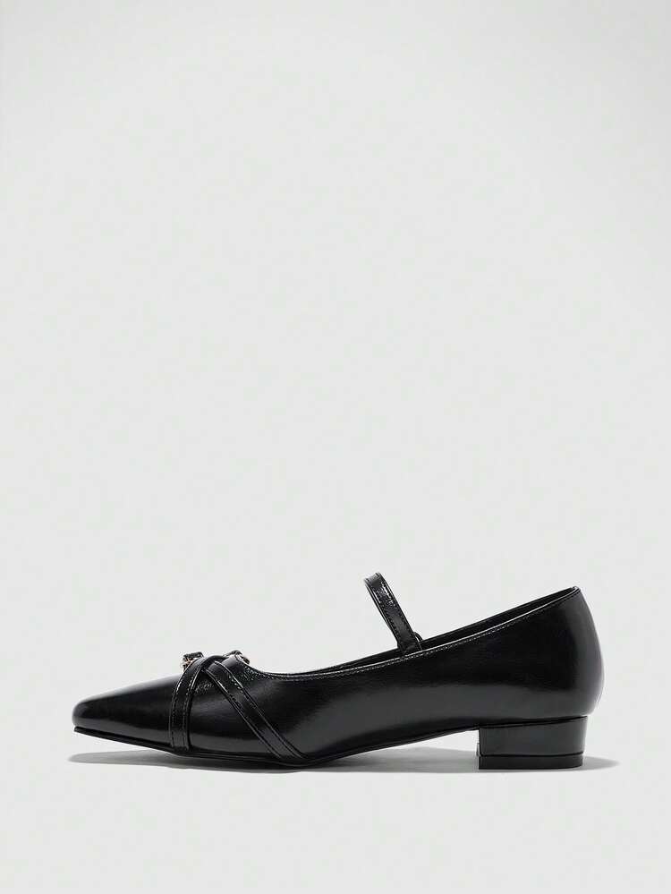 CUCCOO BIZCHIC Women's Fashionable Versatile Commuter Simple Buckle Flats For Christmas