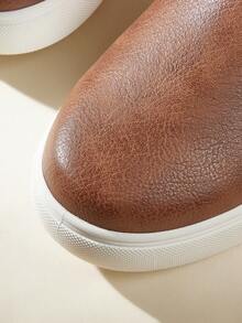 CUCCOO EASI Men's Fashionable Versatile Casual Retro Commuter Sneakers - Brown - View 5