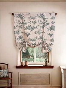 Cirelle Vintage Floral Print Roman Shade American Country Style Semi Blackout Window Treatment Ready Made Curtain For Living Room Bedroom