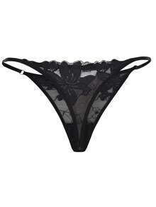 SHEIN Floral Lace Low Rise G-String Sexy Lingerie