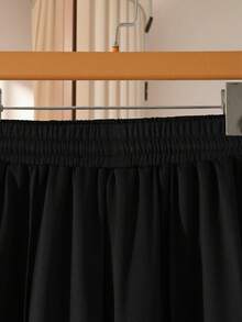 Modelyn Burgundy Slimming Zip-Up Hooded Casual Long Sleeve Jacket & Pants 2 Pieces Set For Women, Autumn/Winter - Black - View 6