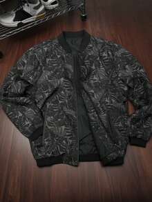 Manfinity Homme Áo khoác dài tay in họa tiết tối giản dành cho nam - Nhiều màu - Xem 3