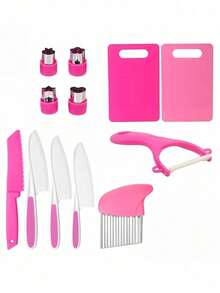 Juego de herramientas de cocina reales para niños, utensilios de cocina funcionales, juguete educativo de aprendizaje temprano para el desarrollo de habilidades prácticas, ideas de regalo para cumpleaños, Navidad y días festivos - Estilo 1 - Ver 15