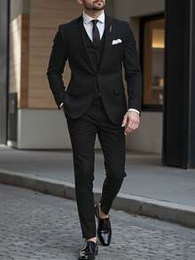 Calvornis 1 Set Herren Business-Casual Einreiher Anzugjacke und Hose, mit Schalkragen Design für zusätzlichen Stil und Layering, geeignet für Pendeln, Geschäft, Partys und Bankette. Dieser Anzug ist ein unverzichtbares vielseitiges Teil in der Garderobe eines Mannes und macht ein tolles Geschenk für Freund oder Ehemann