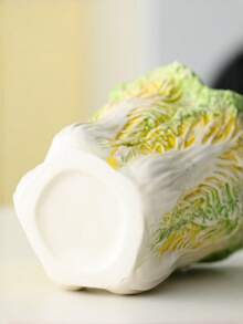 Joivida 1个瓷质卷心菜笔筒多功能化妆刷收纳架财富象征家居办公桌装饰圣诞节礼物创意田园风必备单品 - 彩色 - 查看 6