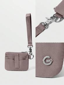 GLOWMODE Cartera resistente al agua para llevar a todas partes - Gris violeta - Ver 5