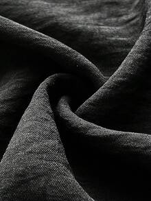 Elenzga 大码女式优雅浪漫休闲不对称领口修身直筒连体裤